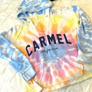 Ocean Drive Carmel Ladies Tie Die Hoodie Small